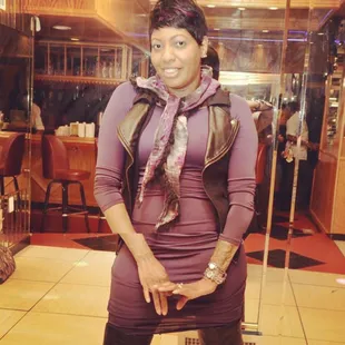 Lounge area has a small dance floor