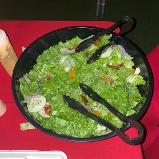 Salad not properly temp