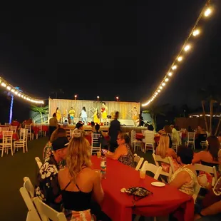 A delighted audience enjoying a phenomenal experience