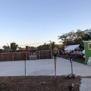 How the lūau looks from afar