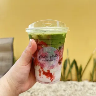 Strawberry Matcha