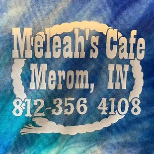 the logo for meleah's cafe