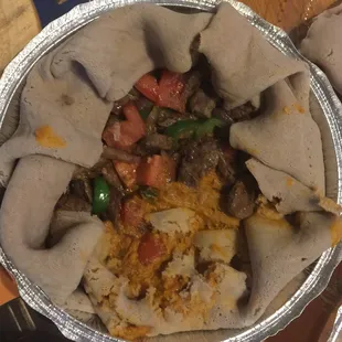 Beef tibs.