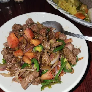 steak, food