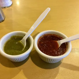 Salsa for breakfast tacos - I loved the salsa verde. It had a great tasty kick. Pow wow awesome!