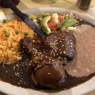 Mole Enchiladas