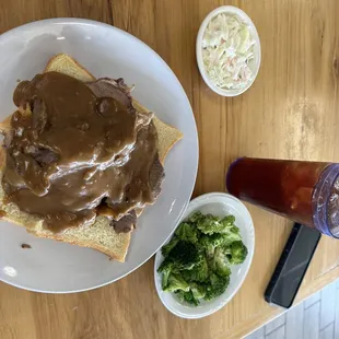 Manhattan open sandwich