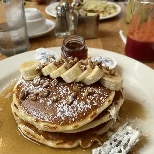 Pecan pancakes