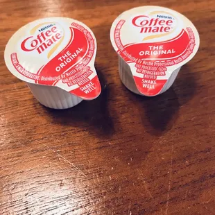 Not 1/2 and 1/2 for your terrible coffee