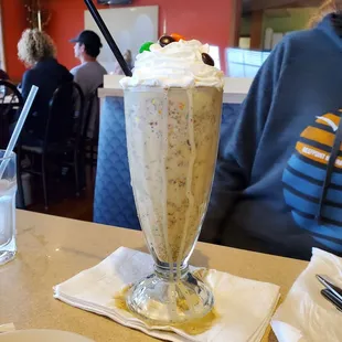 M&amp;M milkshake