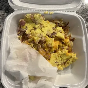 Build your own breakfast scrambler