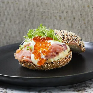 Salmon + Eggs Koulouri