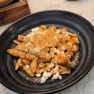 Shrimp Cavatelli Saganaki