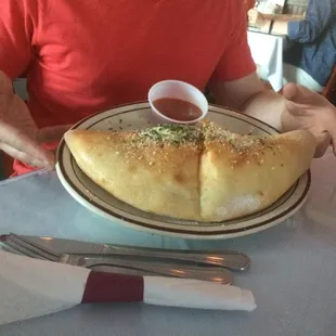 Pepperoni Calzone.