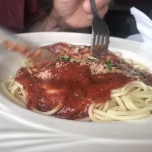 Spaghetti marinara