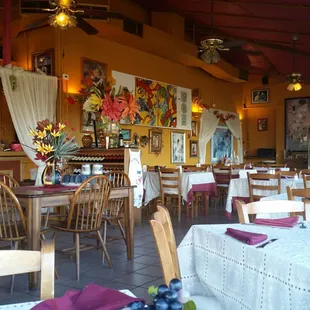 the interior of a restaurant