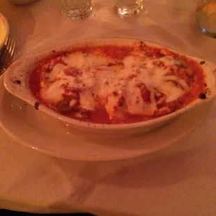 Absolutely the best eggplant parmigiana I've ever had