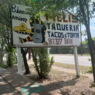 a sign for a mexican restaurant