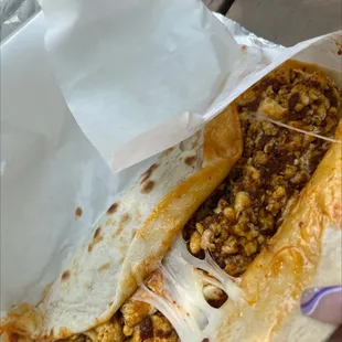 Chorizo &amp; Egg Burrito