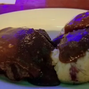 Wednesday special....hamburger steak.