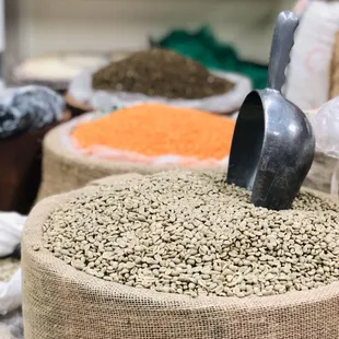 Ethiopian coffee and Lentils