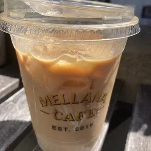 Iced Cardamom Oat Latte