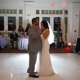 White dance floor
