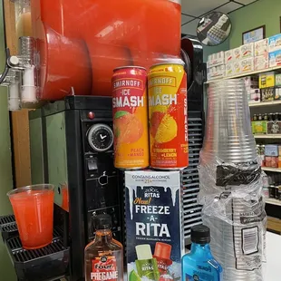 a blender, a juicer, and other beverages