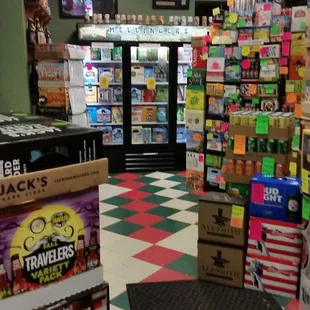 Shop around our display room and pick out your favorite 4, 6, 12 pack and case to take home.