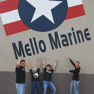 3 Generations at Mello Marine.  Family business since 1969.