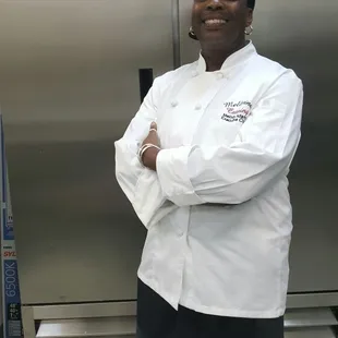 Mellorina Owner and  Executive Chef. 45 years experience. " I JUST DO YOUR CHICKEN"