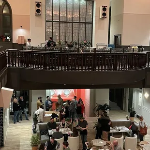 Dining area and front entrance