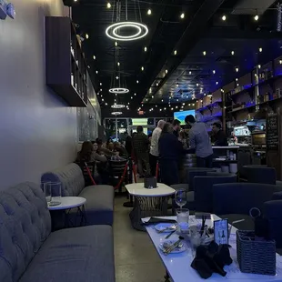 the interior of a restaurant