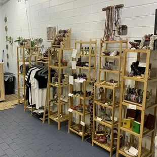 Journals, singing bowls, shirts, etc etc