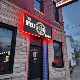 the front of mellwood tavern