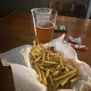 Fries &amp; Abita purple haze