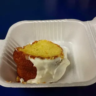 I love, love, love, love, love the desserts at Melly Mells.   The lemon pound cake was divine.