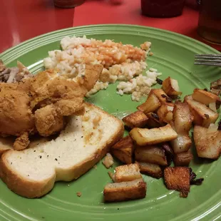 OK , the food smelled soooo good that I started eating before I snapped this photo.