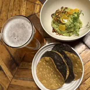 Guac and crisps
