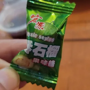 Candy with your bill