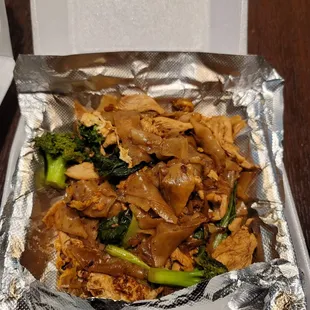 Pad See Ew with Chicken