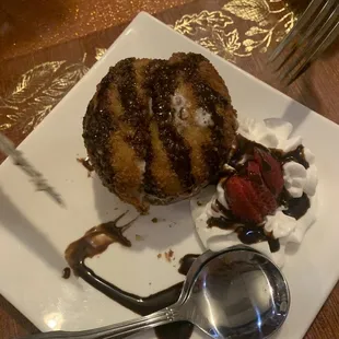 Fried ice cream