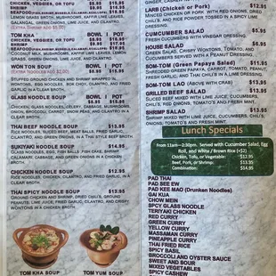 Menu - to go 10/23 p.02