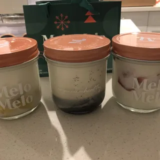 Strawberry Mochi Coconut Jelly