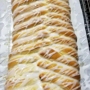 Lemon cream cheese braid