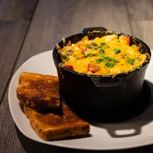 a plate of food on a table