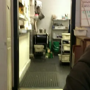 A view into the kitchen during lunch. 2.26.16