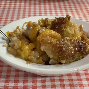 Peach &amp; Apple Cobblers (this was peach)