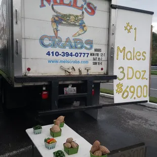 a table with fruit and vegetables on it