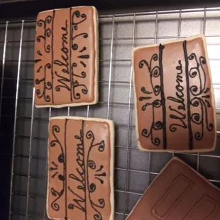 Housewarming sugar cookies